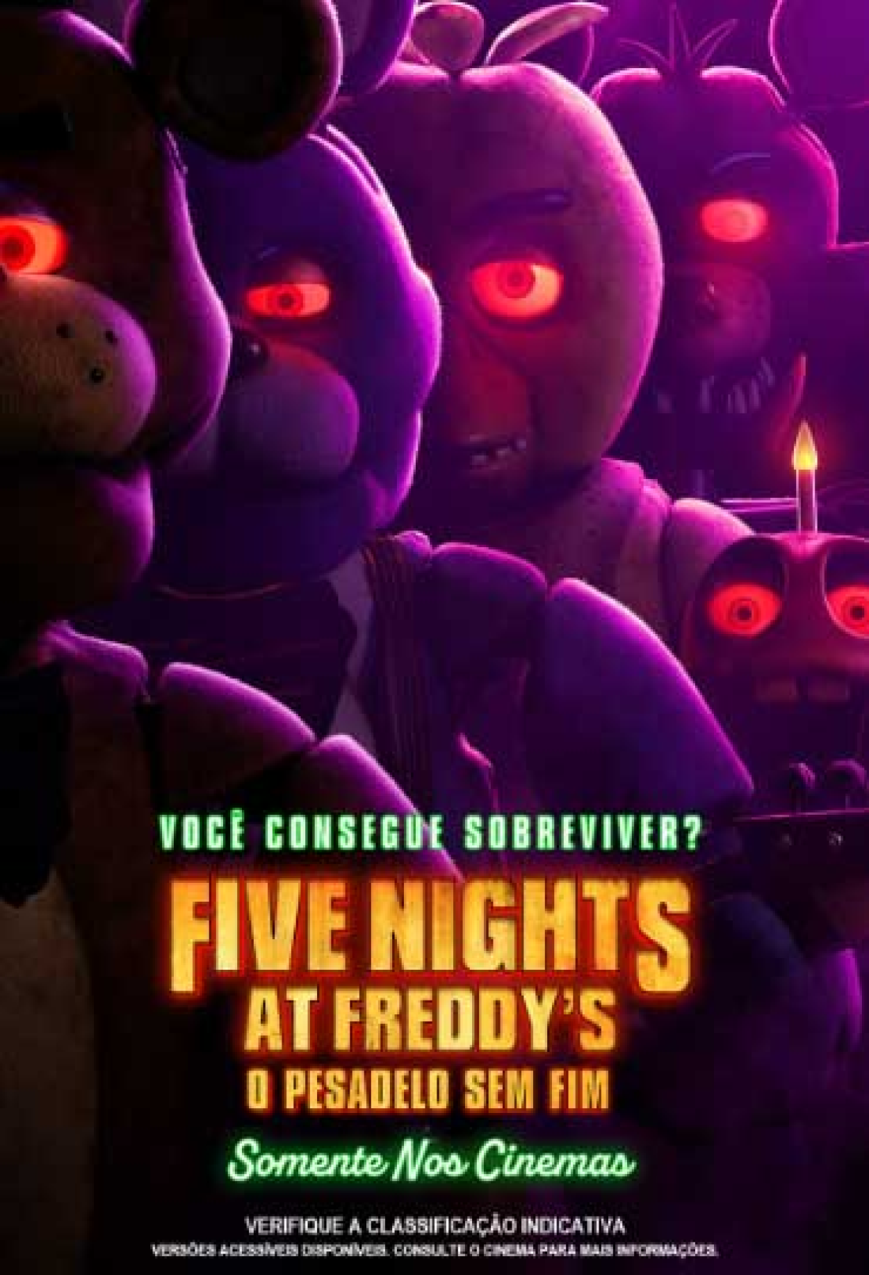 Qual personagem de Five Nights At Freddy's 2 você seria - Quiz