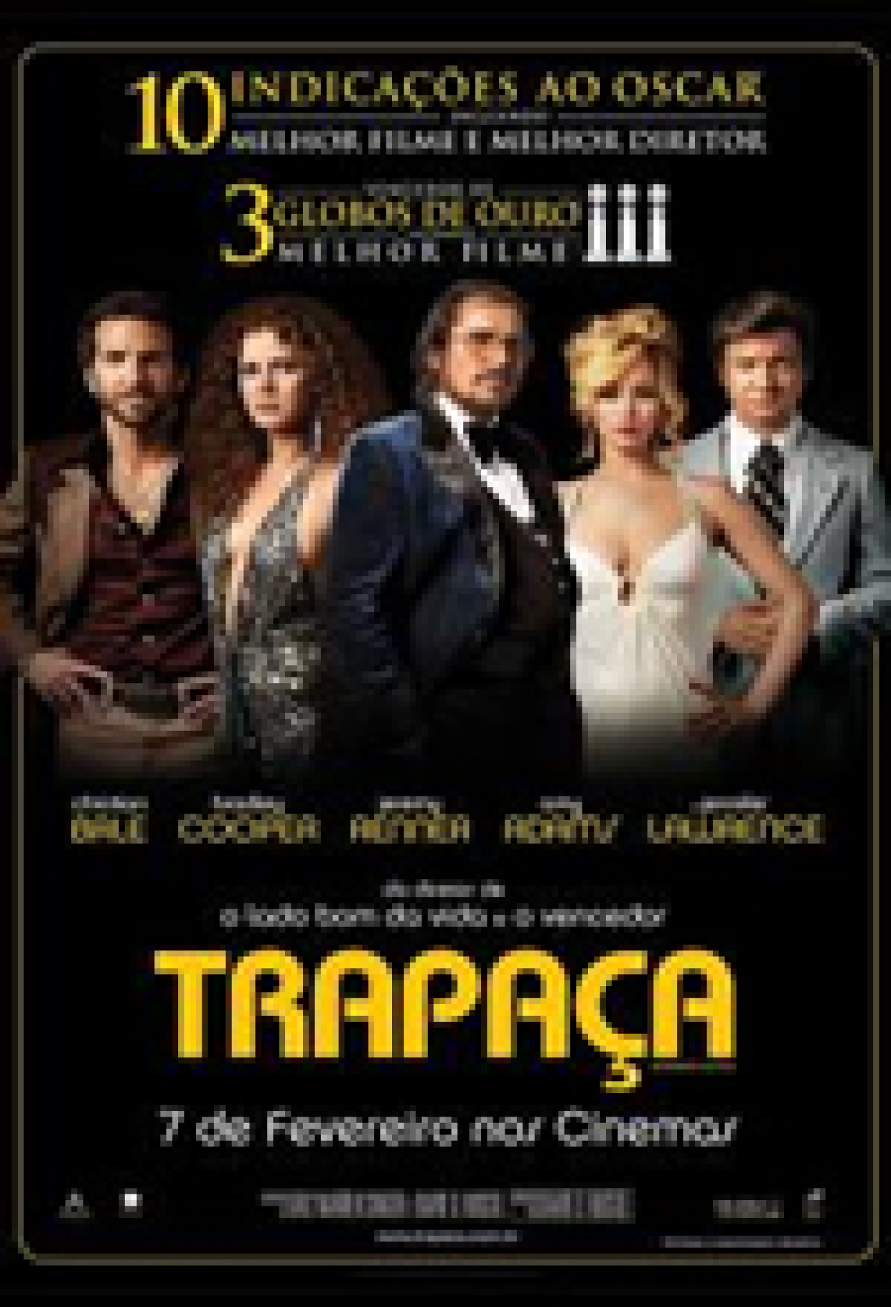 Indicado a 10 Oscars, filme Trapaça é exercício de estilo vintage
