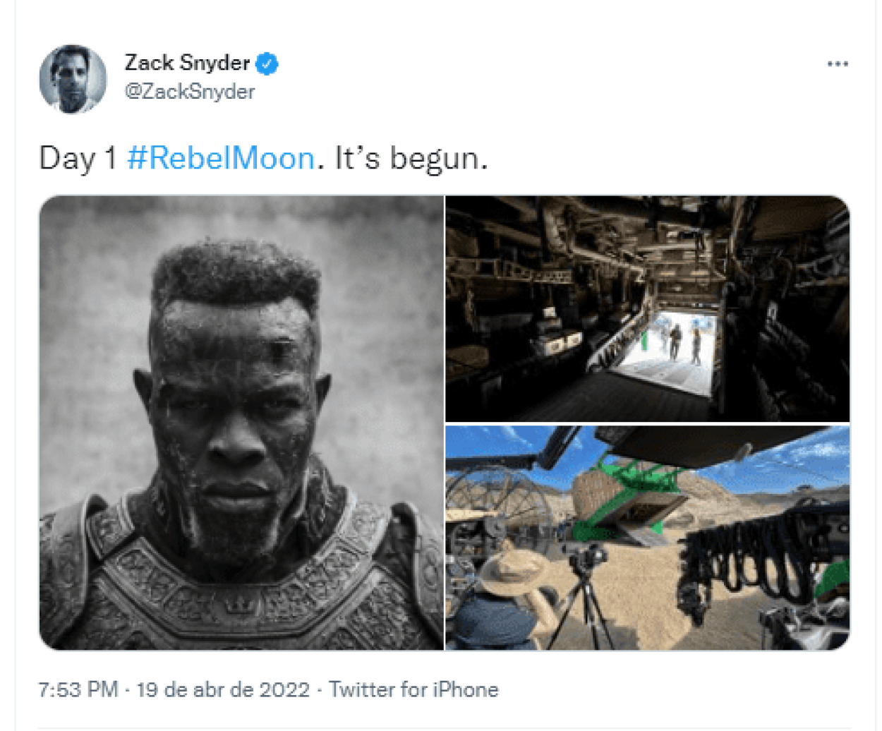 Alfonso Herrera é confirmado em Rebel Moon, novo filme de Zack Snyder