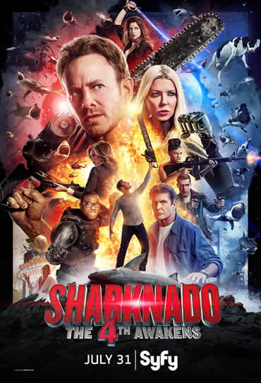 Poster do filme Sharknado: Corra Para o 4º