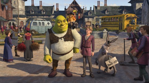 AdoroCinema on X: Lições de vida com Shrek e o Burro desde 2001! 😍😂 # Shrek  / X
