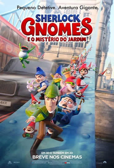 Poster do filme Gnomeu e Julieta: O Mistério do Jardim