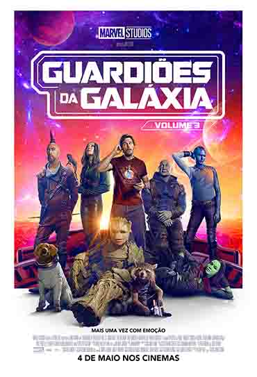 Poster do filme Guardiões da Galáxia Vol. 3