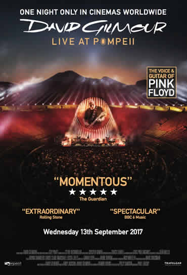 Poster do filme David Gilmour: Live In Pompeii