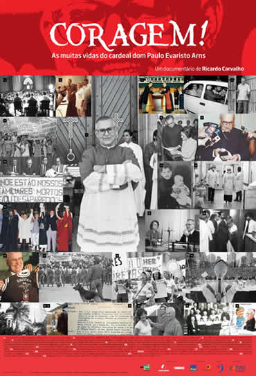 Poster do filme Coragem! As Muitas Vidas do Cardeal Paulo Evaristo Arns