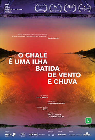 Poster do filme O Chalé é uma Ilha Batida de Vento e Chuva