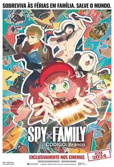 Poster do filme Spy x Family Código: Branco