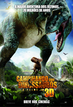 Poster do filme Caminhando com Dinossauros