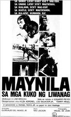 Poster do filme Manila Nas Garras de Néon