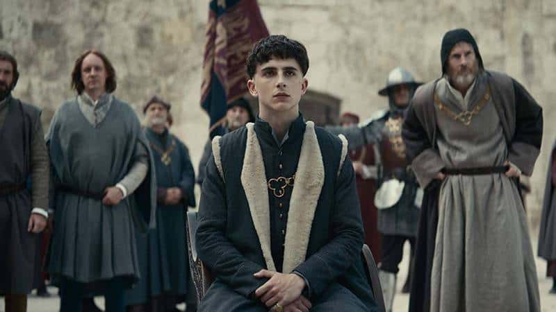 Timothée Chalamet é Rei Henrique V em novo filme da Netflix, The King