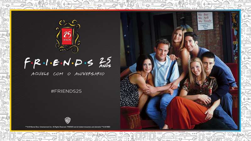 Friends será exibido nos cinemas brasileiros na próxima semana 
