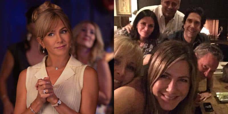 Jennifer Aniston quebra recorde no Instagram com foto de Friends 