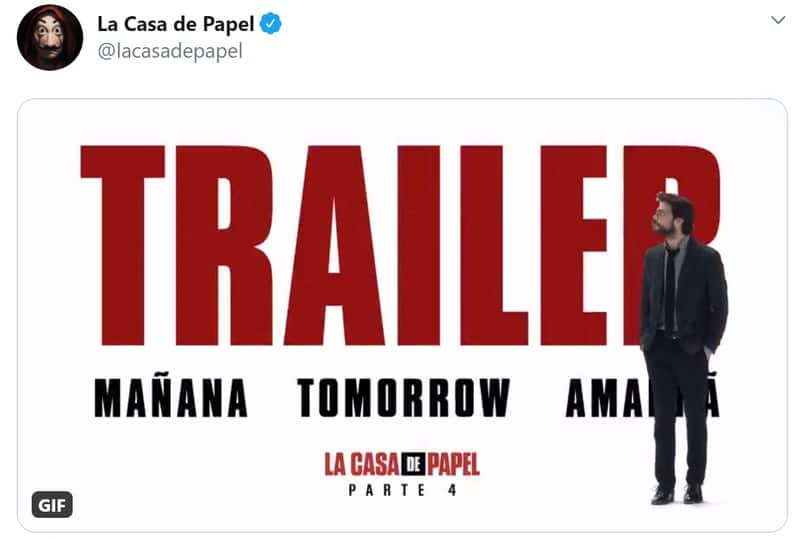 La Casa de Papel: trailer da 4ª temporada será lançado amanhã (05/03)