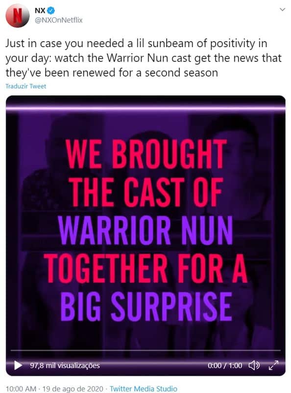 Warrior Nun: segunda temporada é confirmada pela Netflix
