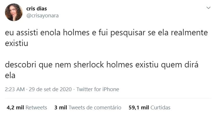 Internet fica surpresa ao descobrir que Sherlock Holmes não existiu