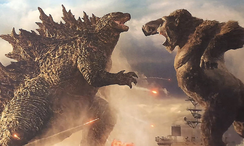 Cena do filme Godzilla vs Kong