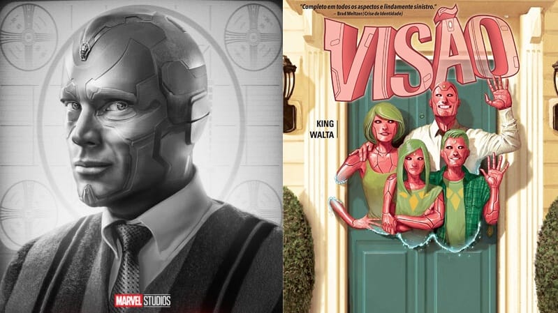 Graphic Novel do Visão vira destaque de vendas graças à WandaVision