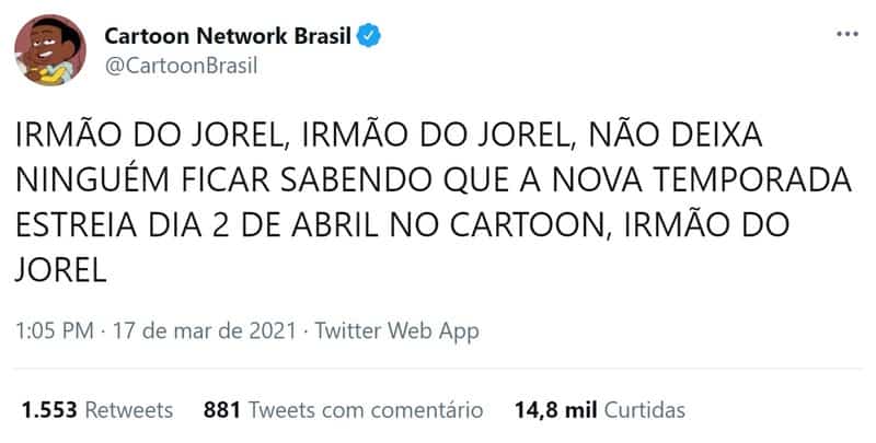Irmão do Jorel: 4ª temporada ganha data de estreia na Cartoon Network