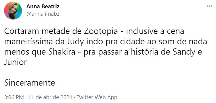 Zootopia foi exibido na Globo, mas fãs reclamam de excesso de cortes