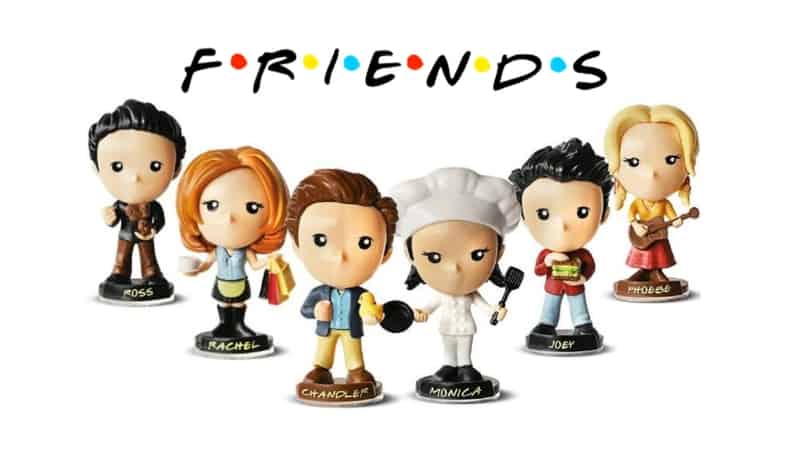 Bob's lança bonequinhos colecionáveis de Friends