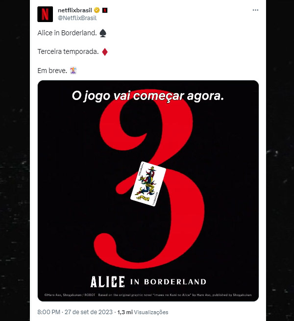 Alice in Borderland, Trailer Oficial
