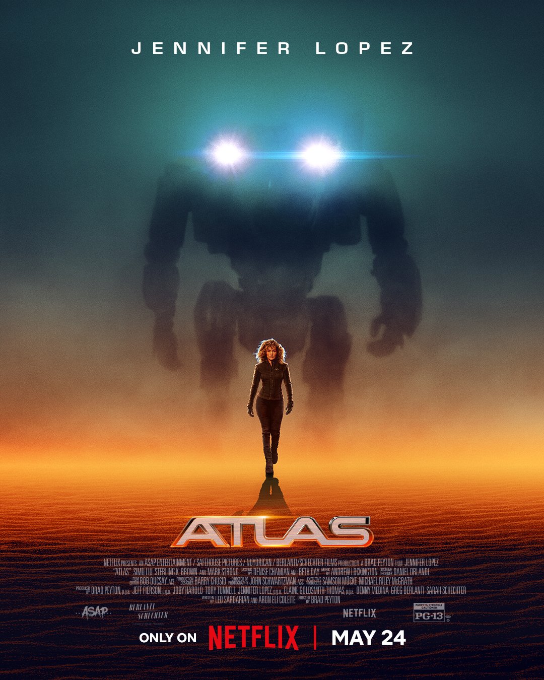 Atlas: Netflix divulga cartaz do novo filme estrelado por Jennifer Lopez -  Cinema10