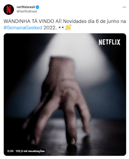 Wandinha: Netflix divulga data de lançamento e novo pôster da série