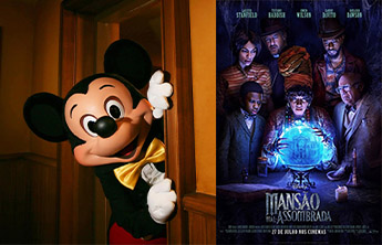 Com a greve dos atores, Disney leva personagens clássicos à première de 'Mansão Mal-Assombrada'