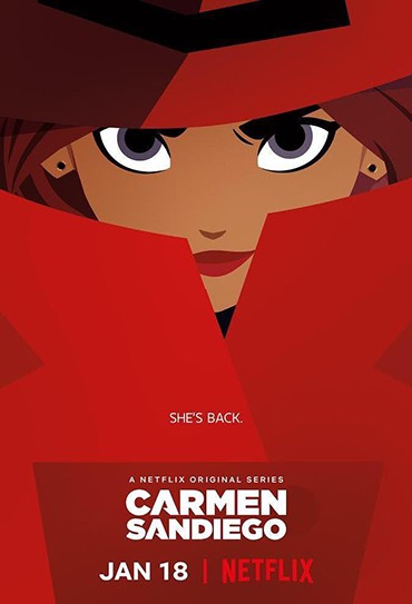 Poster da série Carmen Sandiego 