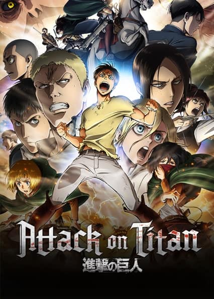 Poster do anime Attack on Titan