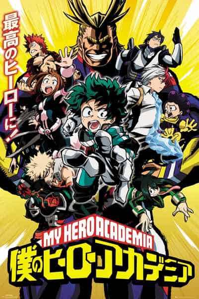 Poster do anime Boku no Hero Academia