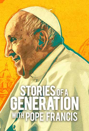 Poster da série A Sabedoria do Tempo, com Papa Francisco