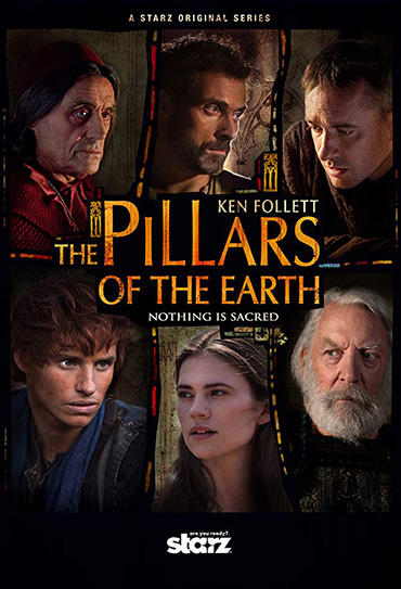 Poster da série The Pillars of the Earth