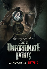 Poster da série A Series of Unfortunate Events